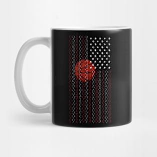 Basketball July Fourth - Basketball independence Day US Flag Gifts For July 4th & All Time Mug